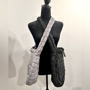 NEW‼️Urban Expressions Puffer Carryall Bag - Black or Grey